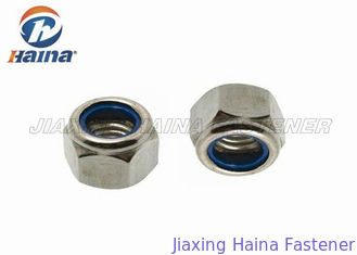 Hex Head Stainless Steel 304 316 M5 M8 Customized Nylon insert lock nut