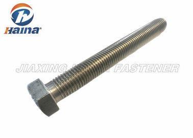 SS304 SS316 ASTM F593Eの長く完全な糸の構造スチールの六角形のボルト