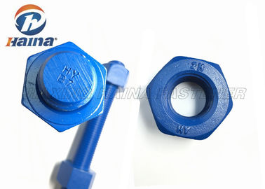 ASTM A193 B7 B7Mの炭素鋼は十分に棒のナットに散りばめるボルトおよびナットを通した