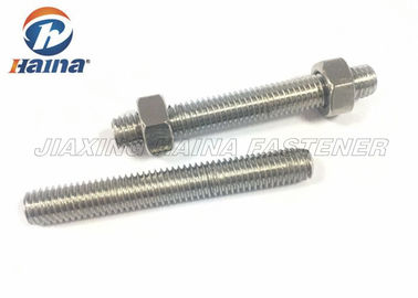 DIN976 DIN975 A2のステンレス鋼304の316のすべての完全な通されたロッド ボルトおよびナット